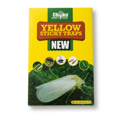 A4 yellow both side sticky trap pack of 12 chipku