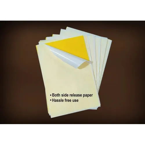A4 yellow both side butter paper pack of 50 chipku